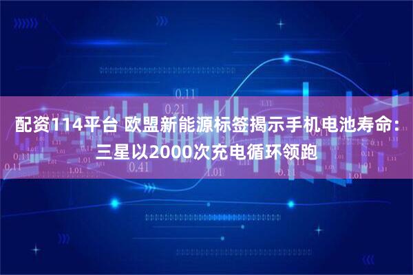 配资114平台 欧盟新能源标签揭示手机电池寿命：三星以2000次充电循环领跑